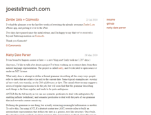 Tablet Screenshot of joestelmach.com